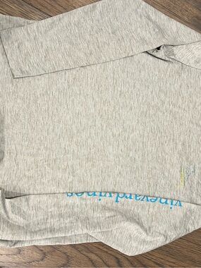 Vineyard Vines Kids Swim Rashguard Heather Gray with Blue Logo